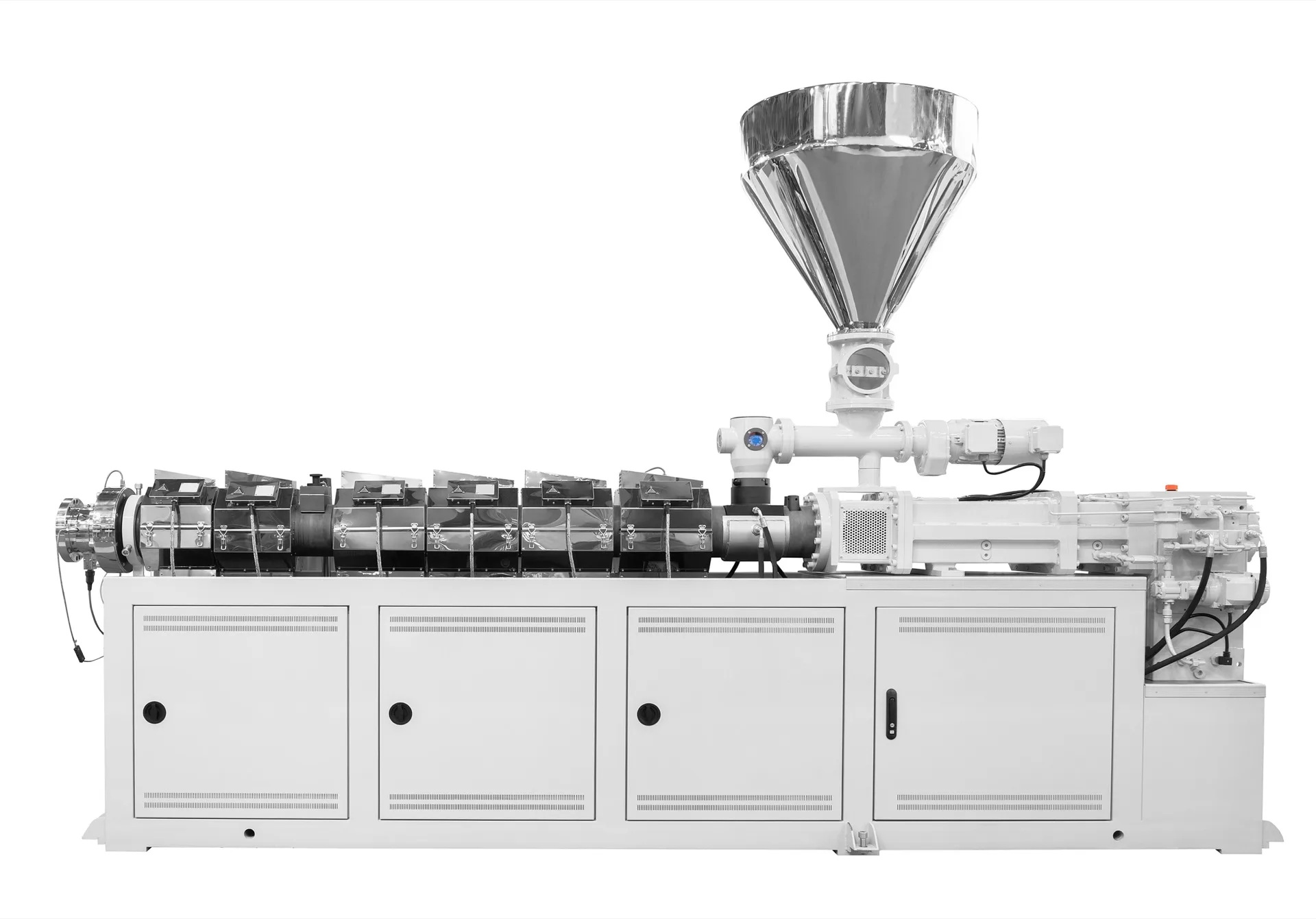 Extruder mit geschmiedeten Schnecken- und Zylinderkomponenten